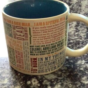 First Lines of Literature Mug